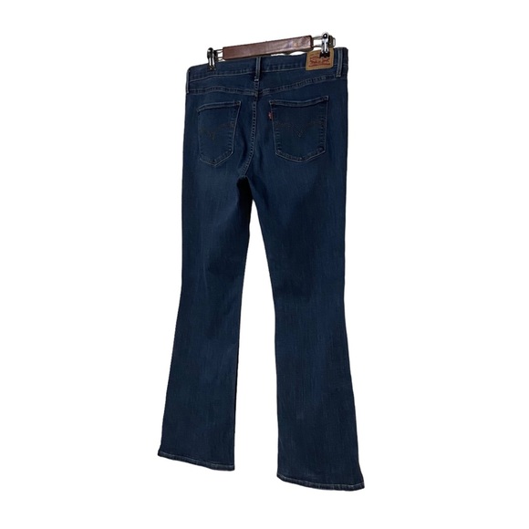 Levi’s 315 Shaping Boot Cut Dark Wash Jeans Blue - Picture 9 of 16